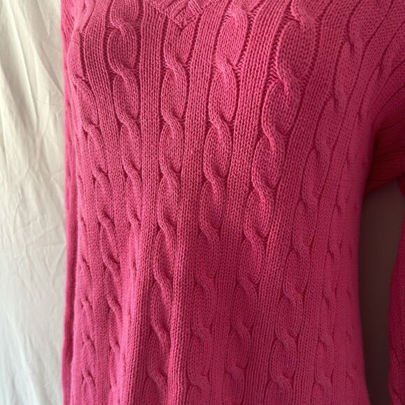 Ralph Lauren Sport 100% Cotton Cable Knit Sweater - Picture 4 of 13